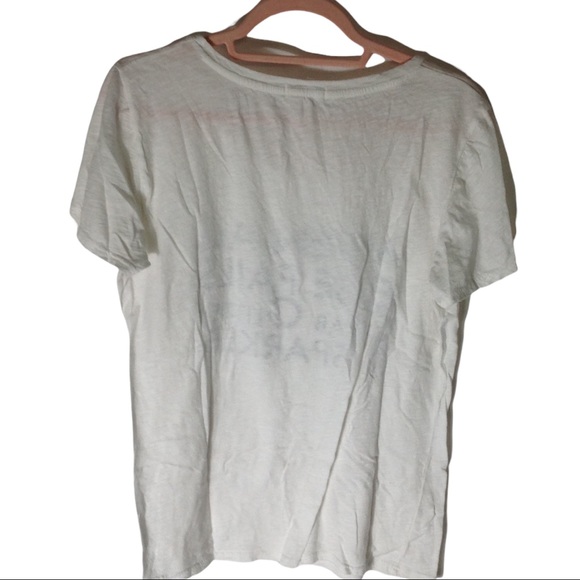 Modbe XL white t shirt scoop neck NWOT - Picture 3 of 3